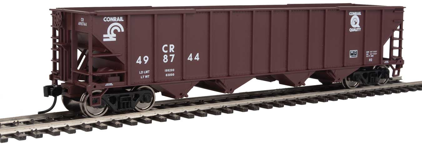 HO Scale WalthersMainline 50' 100-Ton 4-Bay Hopper - Ready to Run