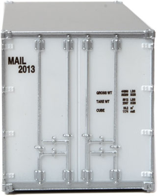HO Scale Walthers SceneMaster 20' Smooth-Side Container - Ready to Run American Mail Line