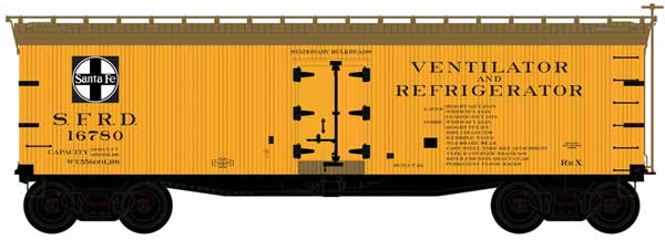 N Scale Atlas Model Railroad Co. 40' Wood Reefer - Ready to Run - Master(R)