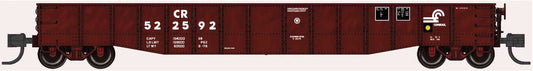 N Scale Bluford Shops 52'6" 15-Panel Mill Gondola - Lightly Dented Sides CR#522723