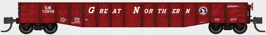 N Scale Bluford Shops 52'6" 15-Panel Mill Gondola - Lightly Dented Sides