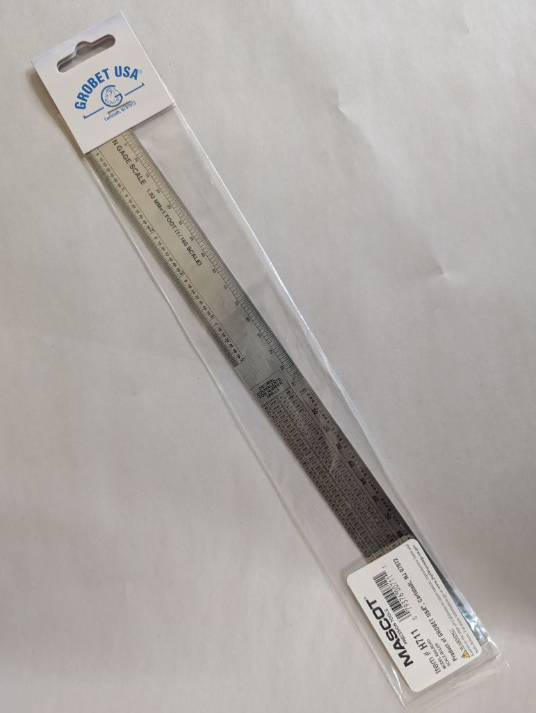 Mascot Precision Tools Scale Ruler