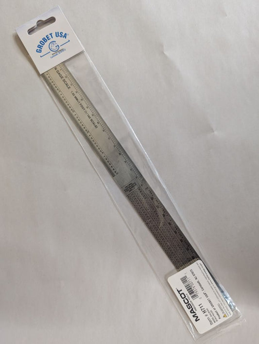 Mascot Precision Tools Scale Ruler