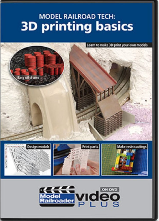 Model Railroad Tech: 3D Printing Basics - Model Railroader Video Plus DVD Firecrown #15355
