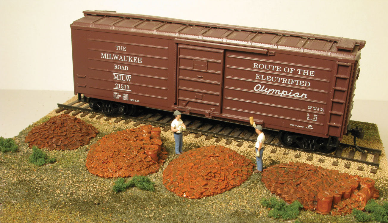 HO Scale Monroe Models Railroad Tie Plate Piles