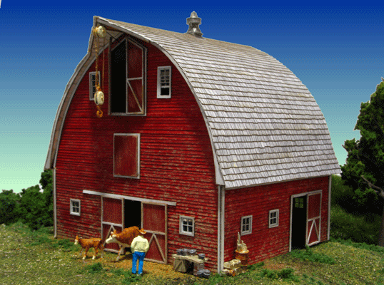 HO Scale Monroe Models Bob's Barn