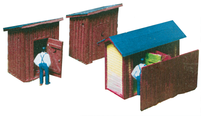 HO Scale Monroe Models The Privies