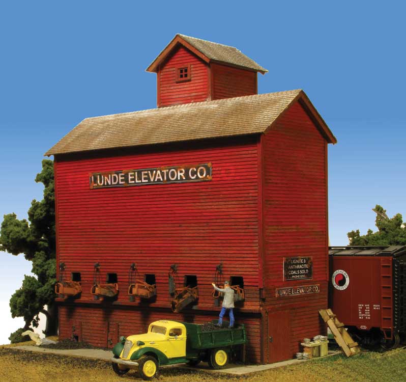 HO Scale Monroe Models Lunde Elevator Co #2215