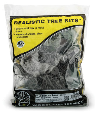 WS Realistic Trees Kits Green Deciduous 1103