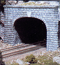 WS Double Tunnel Portal Cut Stone 1257
