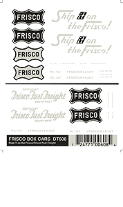 WS Dry Transfer Railroad Lettering Sets 608
