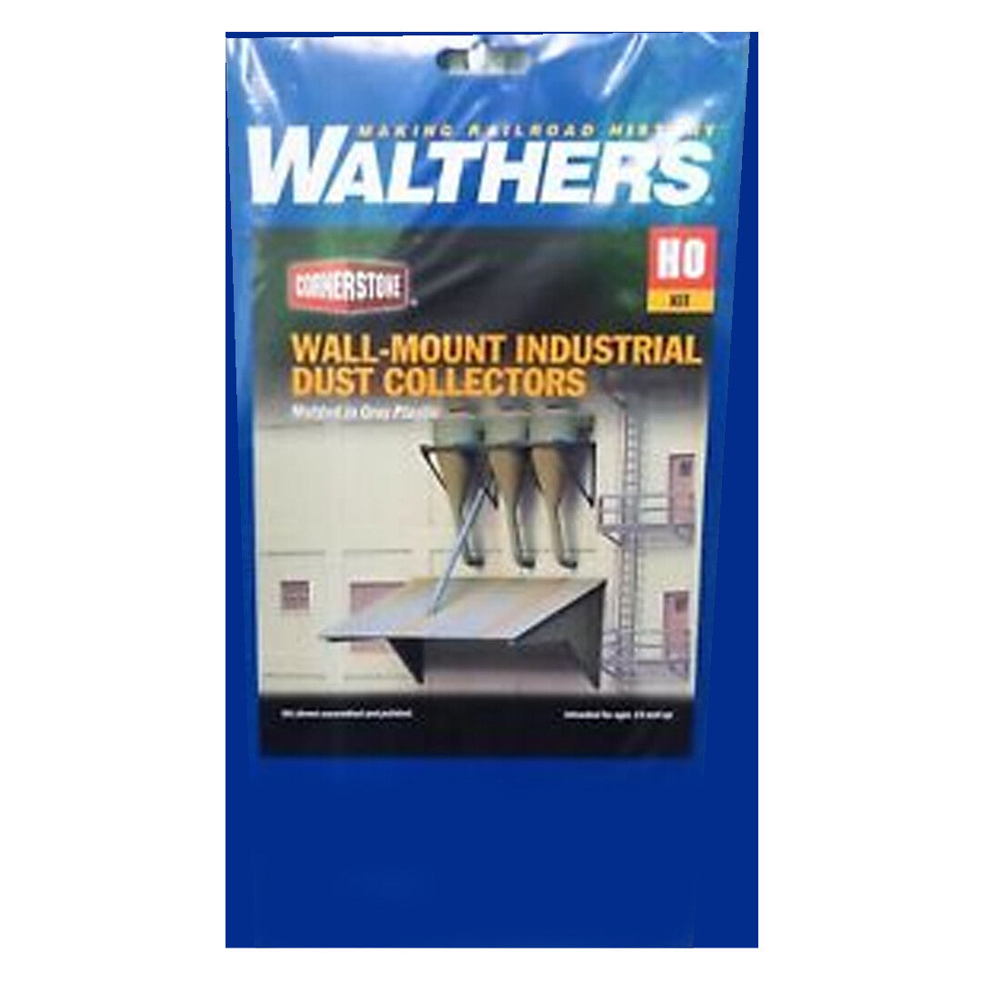 HO Scale Walthers Cornerstone Wall-Mount Industrial Dust Collectors #3510
