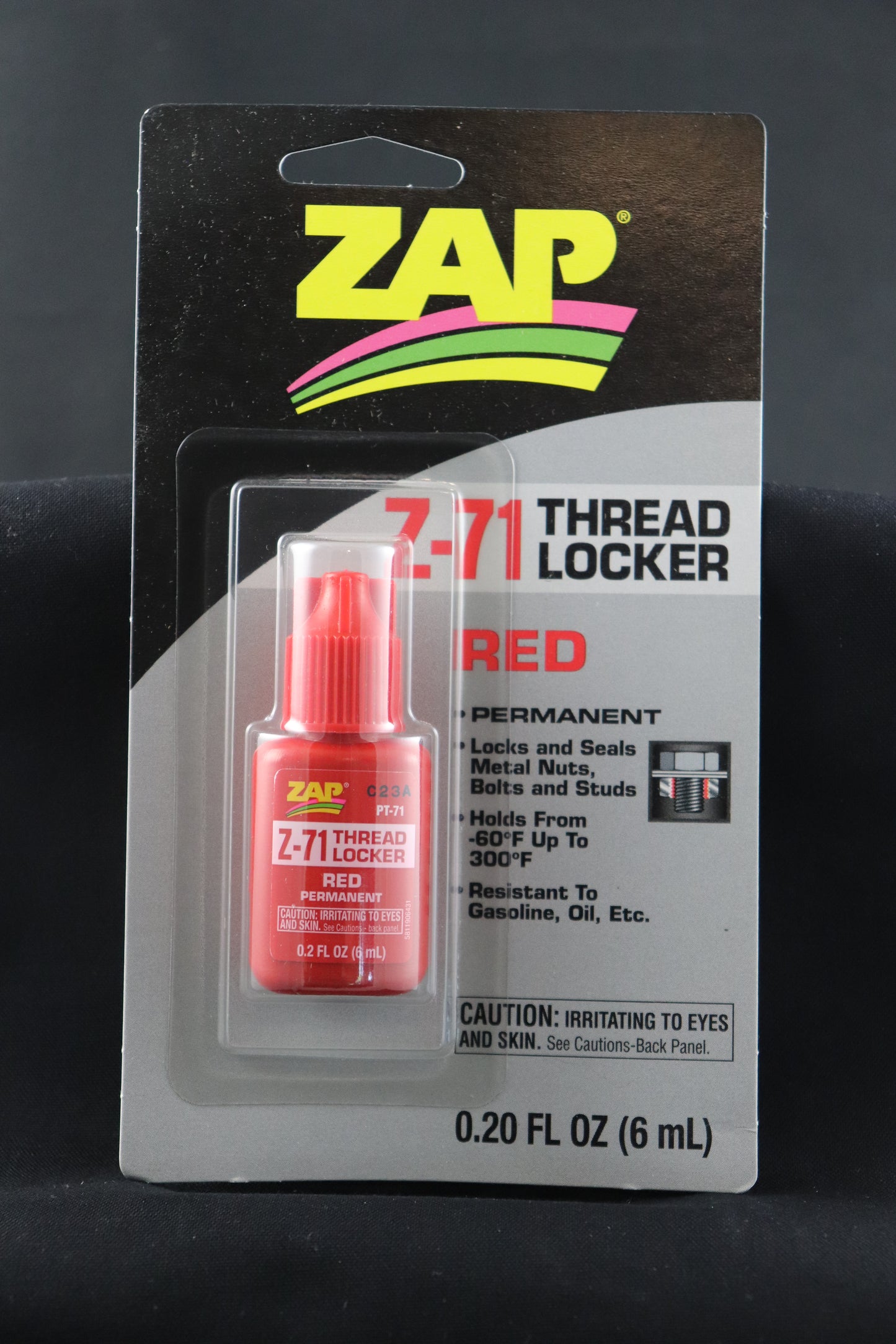 Zap Z-71 Thread Locker Red