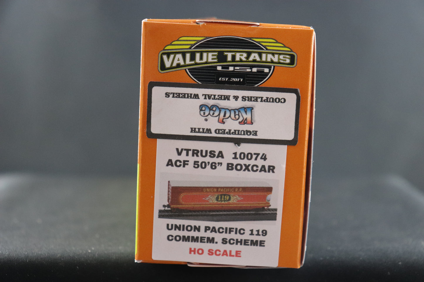 Value Trains Union Pacific 119 Comm Boxcar