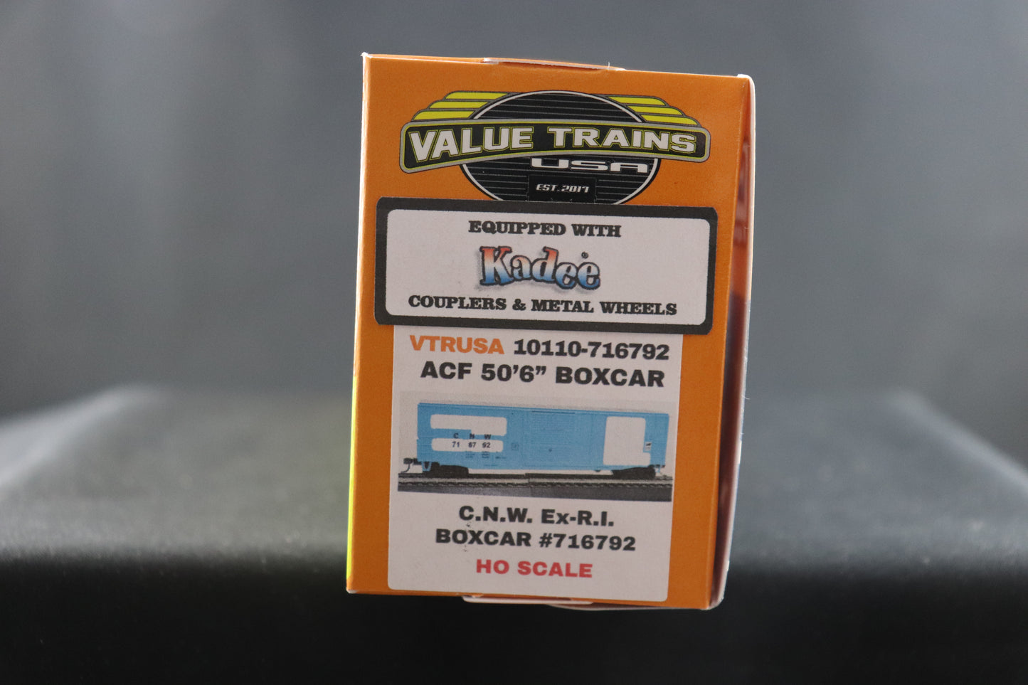 Value Trains CNW Ex-RI Blue Boxcar #716792