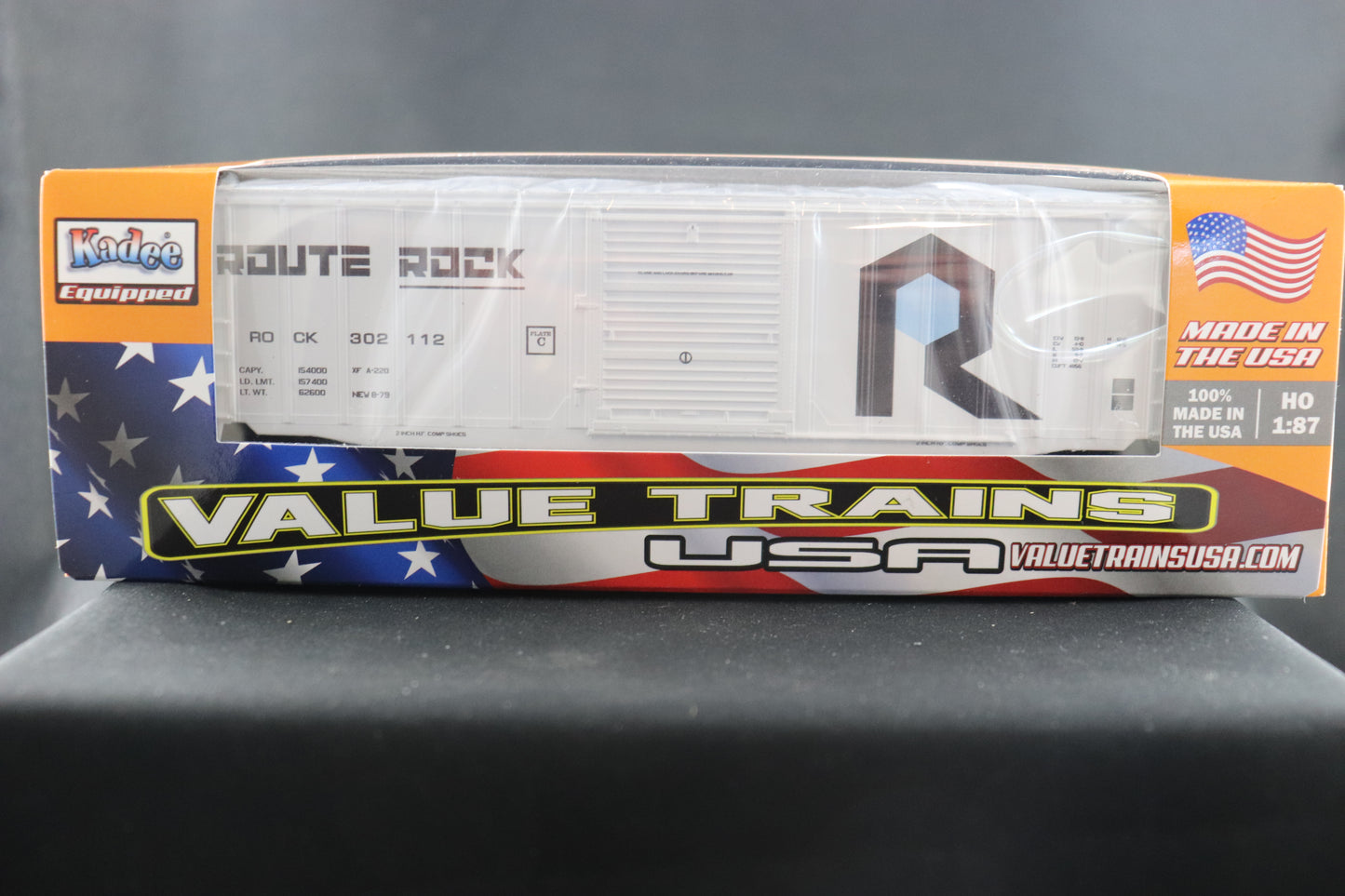 Value Trains Route Rock White R.O.C.K. Boxcar #302112