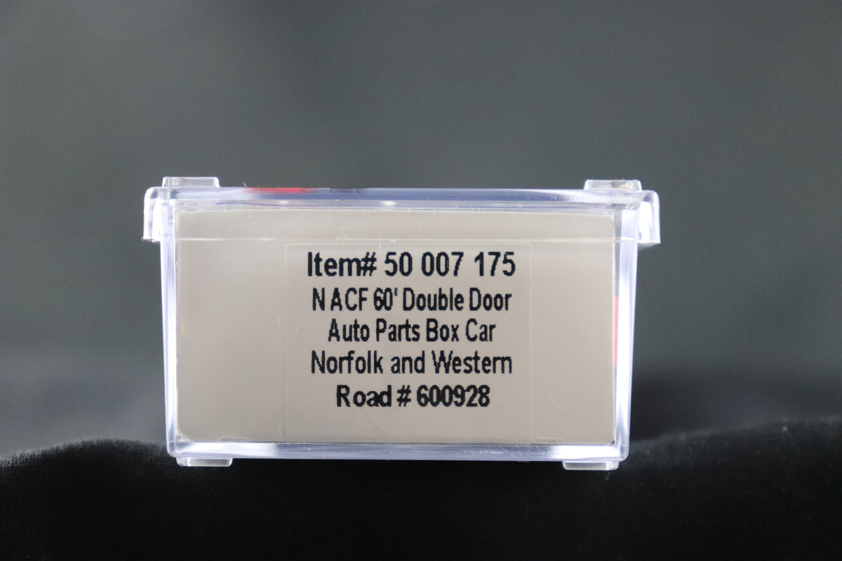 N Scale Atlas N ACF 60' Single Door Auto Parts Box Car Norfolk & Western #600928