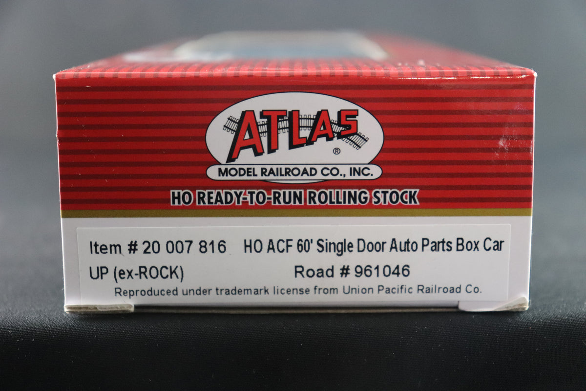 HO Scale Atlas 60' ACF Auto Parts Boxcar UP (Ex-Rock) #961046