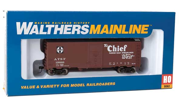 HO Scale WalthersMainline 40' Association of American Railroads 1944 Boxcar - Ready to Run SF#139166