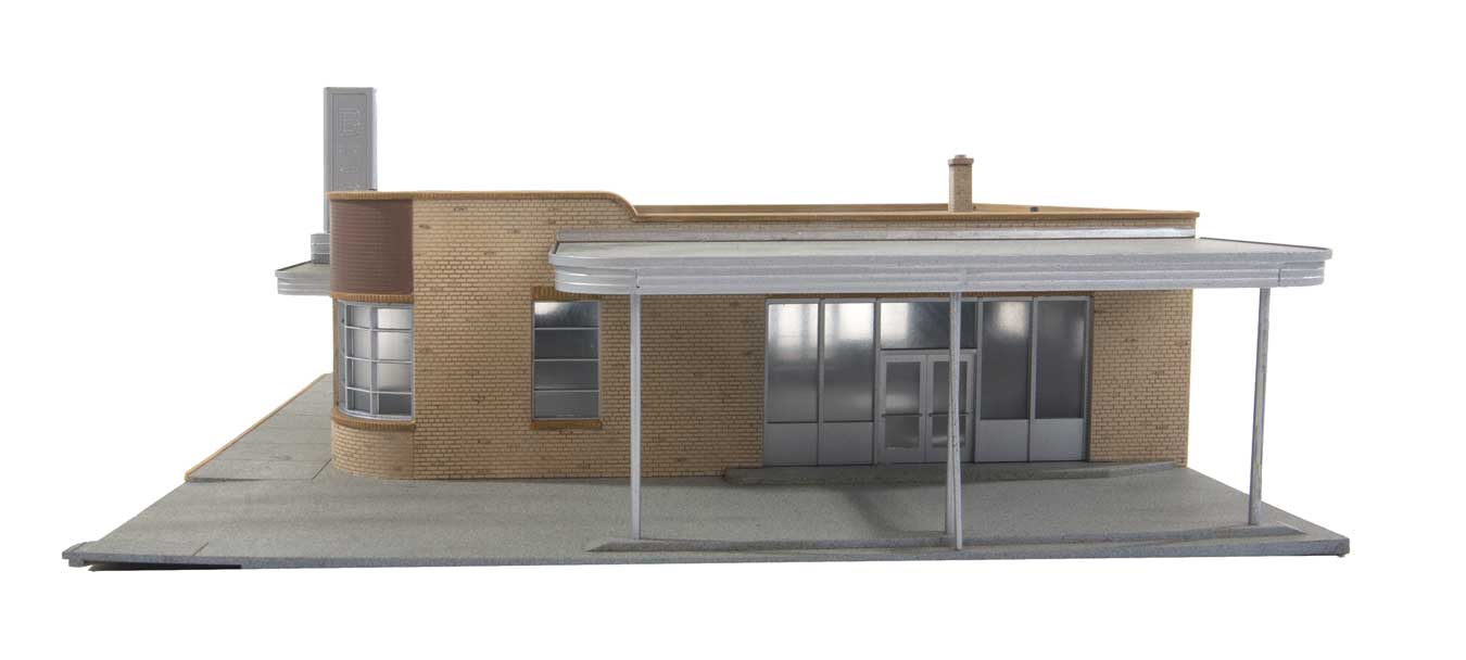 HO Scale Walthers Cornerstone Silver Springs Bus Terminal #2934