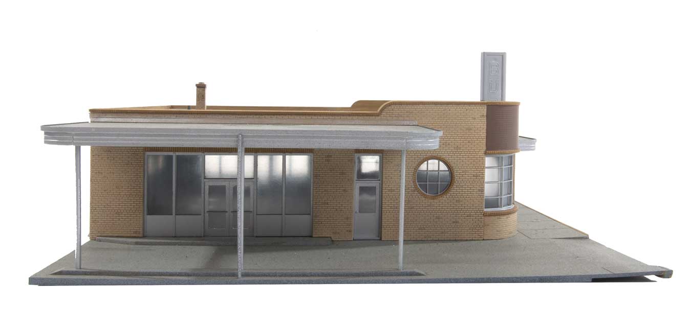 HO Scale Walthers Cornerstone Silver Springs Bus Terminal #2934