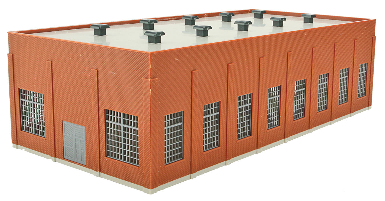N Scale Walthers Cornerstone Two-Stall 130' Brick Diesel House #3266