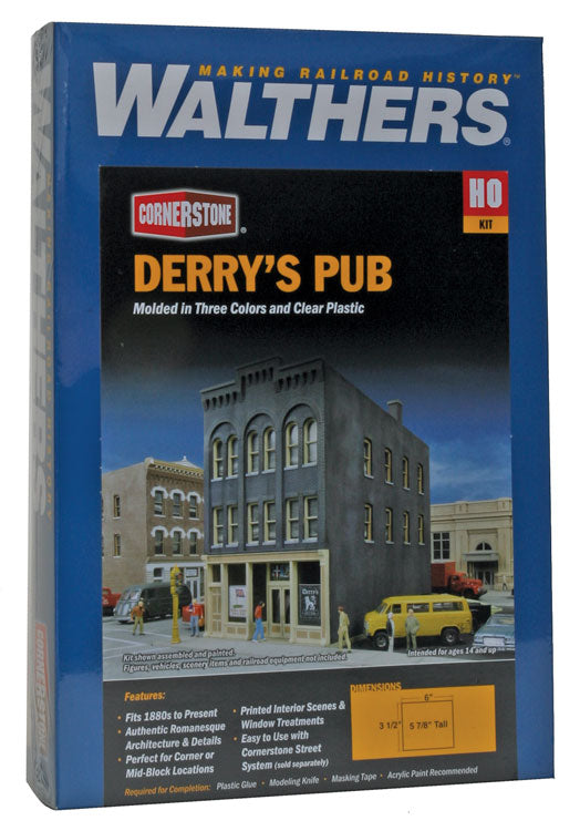 HO Scale Walthers Cornerstone Derry's Pub