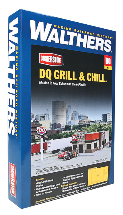 HO Scale Walthers Cornerstone DQ Grill & Chill(R) #3485