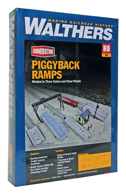 HO Scale Walthers Cornerstone Piggyback Ramps