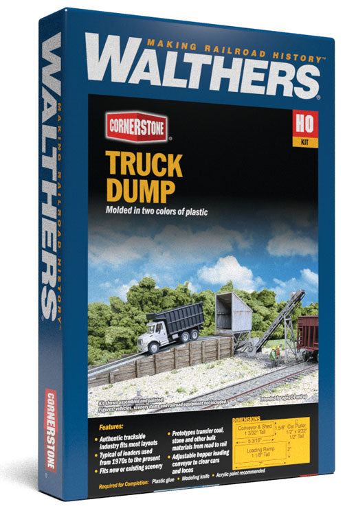 HO Scale Walthers Cornerstone Truck Dump