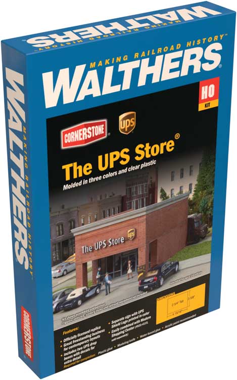 HO Scale Walthers Cornerstone UPS Store