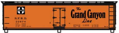 HO Scale Accurail Inc 40' Wood Reefer - Kit #48153