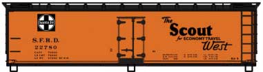 HO Scale Accurail Inc 40' Wood Reefer - Kit #48163