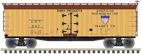 HO Scale Atlas Model Railroad Co. 40' Wood Reefer - Ready to Run - Master(R) ART#247