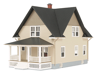 HO Scale Atlas Model Railroad Co. Kim's Classic American Home - Assembled . #613-2