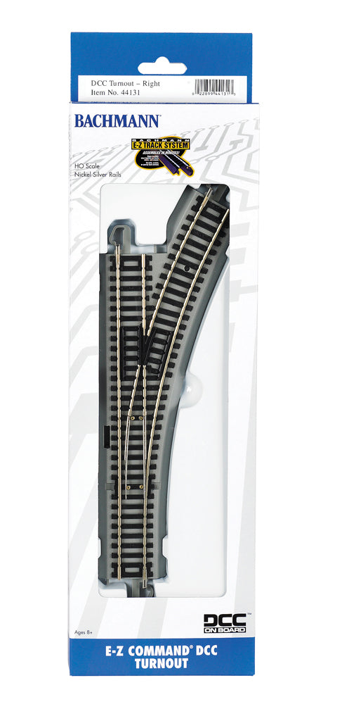 HO Scale Bachmann EZ Command DCC Right Turnout