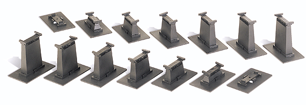 HO Scale Bachmann Industries Graduated Pier Set - E-Z Track(R) Bachmann Industries #44471