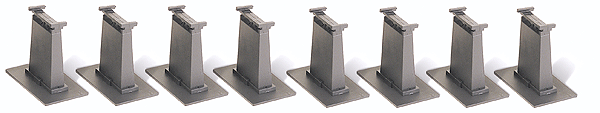 HO Scale Bachmann Industries Tall Pier Set - E-Z Track(R) Bachmann Industries #44472