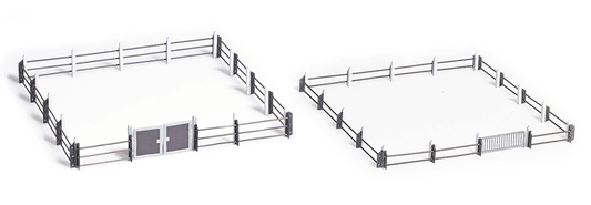 HO Scale Busch Gmbh & Co Kg Modern Steel Pipe Fence