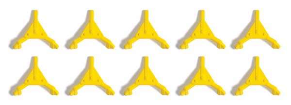 HO Scale Busch Gmbh & Co Kg Wheel Boots - Clamps