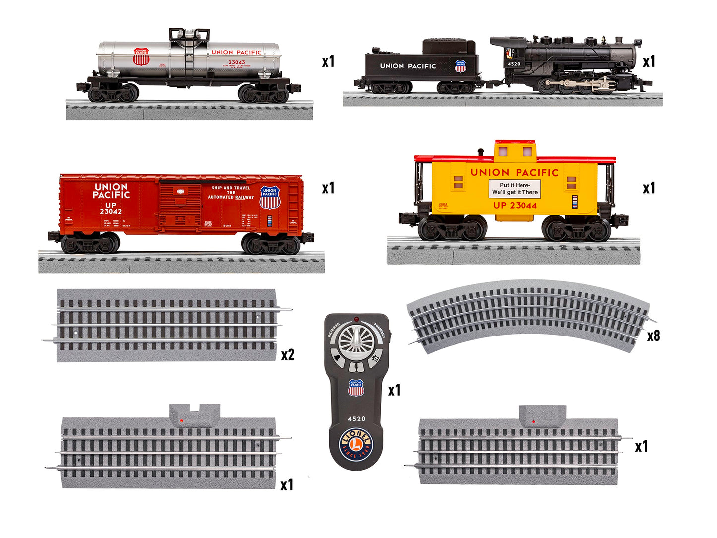 O Scale Lionel UNION PACIFIC FLYER LIONCHIEF SET W/ BLUETOOTH