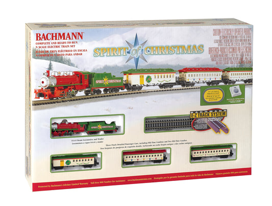 N Scale Bachmann Spirit of Christmas Train Set