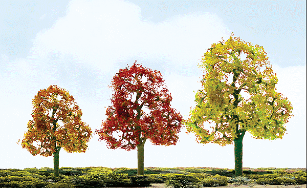 HO Scale JTT Miniature Tree Premium Deciduous Trees
