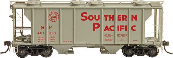 HO Scale Kadee Quality Products PS-2 2-Bay Covered Hopper - Ready to Run