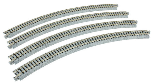 N Scale Kato USA Inc Curved Roadbed Track Section - Unitrack  #20-132