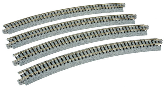 N Scale Kato USA Inc Curved Roadbed Track Section - Unitrack  #20-140