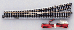 N Scale Kato USA Inc #6 Electric Remote Turnout - Unitrack #20-202