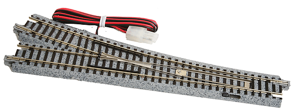 N Scale Kato USA Inc #6 Electric Remote Turnout - Unitrack #20-203