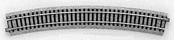 HO Scale Kato USA Inc Curved Roadbed Track Section R28 3/4"