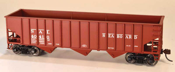 HO Scale Bowser Manufacturing Co. 14-Panel 3-Bay Hopper - Kit SAL #40410